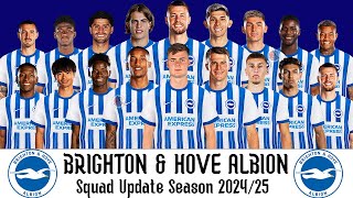 Brighton amp Hove Albion Possible Squad Update 202425  Brighton Squad Update 202425 Premier League [upl. by Ullund]