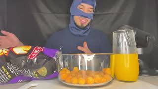 ASMR JALAPEÑO CHEESE 🧀 BALLS CHIPS ASMR [upl. by Burty]