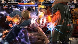 NailBitingly Close Set in a Steve Mirror Match  Tekken 8 [upl. by Enetsirhc]