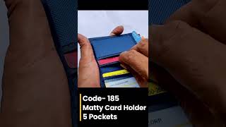 CARD HOLDER  CODE 185 [upl. by Ahsiner]