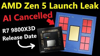 AMD Zen 5 Launch Leak Benchmarks X3D Release Date Turin AI Update [upl. by Elledoj]