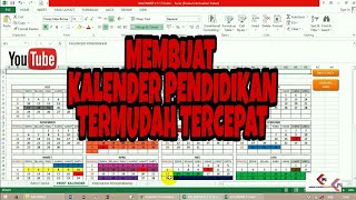 Tutorial membuat KALENDER PENDIDIKAN TAHUN 20242025 GRATIS APLIKASI KALENDER [upl. by Wappes]