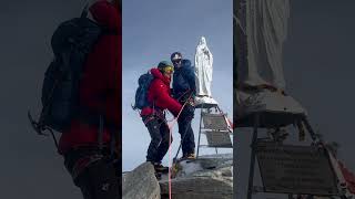 Climbing GRAN PARADISO Stunning Views of MONT BLANC MATTERHORN amp MONTE ROSA mountainview [upl. by Nidroj670]