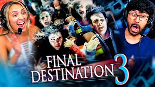 FINAL DESTINATION 3 2006 MOVIE REACTION FIRST TIME WATCHING Full Movie Review  Roller Coaster [upl. by Asenad]