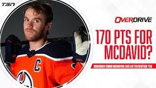 Can Connor McDavid hit 170 point in a season during his career  OverDrive [upl. by Aralomo]