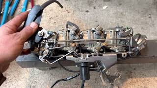 Mercury 50hp 4 stroke carburetor disassemble [upl. by Caesar]