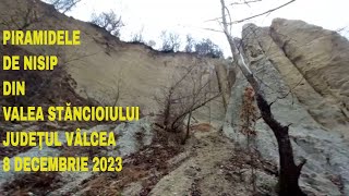 Piramidele din Valea Stăncioiului judeţul Vâlcea 8 decembrie 2023 [upl. by Allehc]