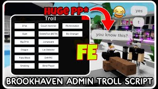 FE  Brookhaven Admin Troll Script Hack  ROBLOX SCRIPTS  Kill All Lag Servers [upl. by Dave]