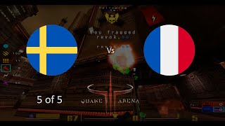 Sweden vs France Quake 3 Arena CTF q3w7 20040601 game 5 of 5 [upl. by Dougal]