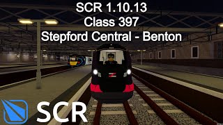 SCR V11013 I Class 397 I Stepford Central  Benton [upl. by Gloria]