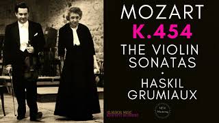 Mozart  Violin Sonata in B flat Major K 454 No32 Centurys rec Clara Haskil Arthur Grumiaux [upl. by Dlaniger]