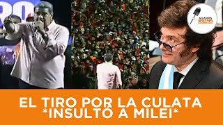 EL DICTADOR MADURO VOLVIÓ A INSULTAR A MILEI Y LE SALIÓ EL TIRO POR LA CULATA “COMPLICADO” [upl. by Bael]