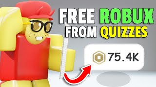 🔥 NEW How To Get FREE ROBUX By Solving Quizzes [upl. by Nwahsiek]