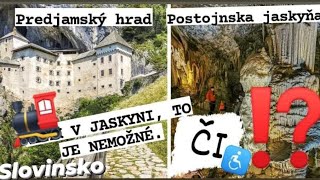 Postojnsķá jaskyňa Predjamský hrad SlovínskoPostojna [upl. by Lemrac]