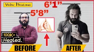 Vedic MUDRA to Increase HEIGHT with 5X Speed 📈 Result in 21 Days Male amp Females [upl. by Attevaj]