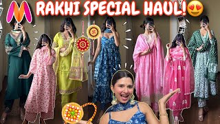 MYNTRA Rakhi Special😍HUGE Myntra Kurta Sets Haul💕5080 Off😍  Rupal Yadav [upl. by Butcher]