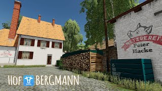 LS22  HOF BERGMANN V1100 07  Metzgerei und Molkerei  Farming Simulator [upl. by Anallij]