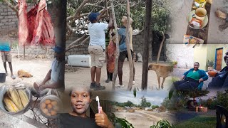 Village vlog pt2Namibian Youtuber KALIMBEZA Village Katima Mulilo [upl. by Gussie9]