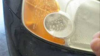 How to clean your car headlights with RainX [upl. by Alcinia716]