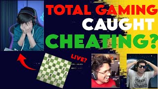 TOTAL GAMING CAUGHT CHEATING ON LIVESTREAM SamayRainaOfficial GamerFleet TotalGaming093 [upl. by Aixela]