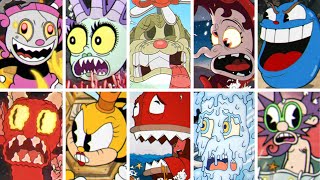 Cuphead  All Bosses with Ms Chalice DLC Included [upl. by Oilime25]