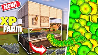 Minecraft 121  The Best Silverfish Exp Farm  50 Levels in 40 Seconds  Tutorial BedrockPe [upl. by Anthiathia]