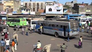 Bus station India [upl. by Enomys]