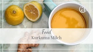 Goldene Milch  So bereitest Du Kurkuma Milch ganz einfach selber zu  asambeauty [upl. by Celisse]