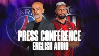 PSG v AC Milan prematch press conference  LIVE in English [upl. by Gertruda]