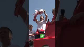 Mikel Arteta singing the Santi Cazorla chant 😂❤️ shorts [upl. by Kally222]