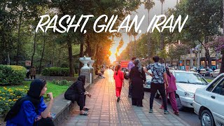 RASHT Walking Tour 2022  Hafez Boulevard  پیاده‌روی در بلوار حافظ رشت [upl. by Asteria172]