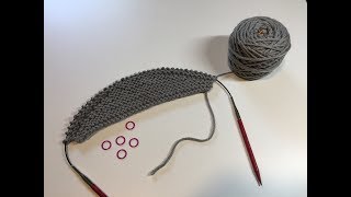 How To Wrap amp Turn in Garter Stitch [upl. by Irtemed]