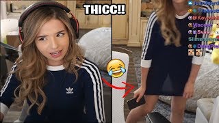 Pokimane THICC SEXY CUTE BODY EXPOSED ON STREAM Apex Legends Girl [upl. by Welton]