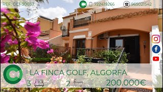 CC130037  3 Bed Townhouse  La Finca Golf Algorfa  Casas Connect 💚 [upl. by Bowers]