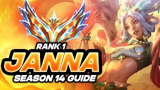 RANK 1 SEASON 14 JANNA GUIDE [upl. by Annol]