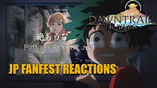 Dawntrail looks pretty solid Just gotta see the job design  JP Fanfest Reactions [upl. by Ury]