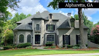 Home for Sale in Alpharetta GA  POOL  6 Bedrooms  55 bathrooms  atlantarealestate [upl. by Oiramel]