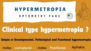 Clinical Types of Hypermetropia  Simple or Developmental Pathological and Functional Hypermetropia [upl. by Adachi]