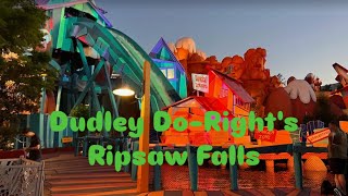 Dudley DoRights Ripsaw Falls Universal studios Islands of Adventure [upl. by Anitsua483]