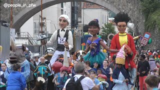 La Carnavalcade après le passage de la flamme olympique à ChampignysurMarne  21072024 [upl. by Rosanna]