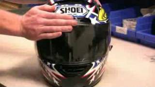 Shoei CW1 Helmet Shield Tech Tips [upl. by Higgins]