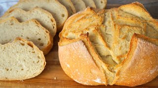 PAN CASERO sencillo ¡Qué fácil es hacer TU PRIMER PAN🥖🍞  SIN pyrex [upl. by Lawton]