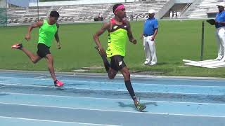 Eric Edwards Oregon commit wins 110 hurdles in Cuba for Team NSAF [upl. by Ilyse]