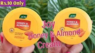 Joy Honey amp Almond Cold Cream Review Joy Honey amp Almond Skin Cream [upl. by Gladis]