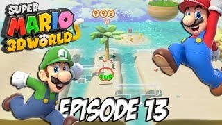 Super Mario 3D World Lets Fun  La plage les crabes les ennuis  Episode 13 [upl. by Cammie]