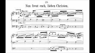 Reger quotNun freut euch lieben Christenquot op 67 Nr 28 [upl. by Enneite]