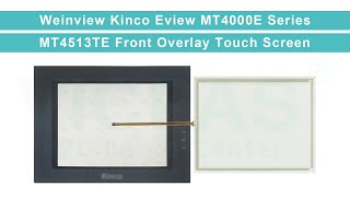 MT4513TE Weinview Kinco Eview MT4000E Touch Glass Front Overlay Replacement Repair [upl. by Eldwin]