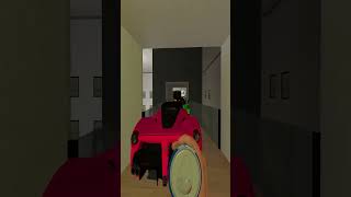 Crazy Frog Chase me in Liminal Hotel Gmod Nextbot gmod shorts nextbot [upl. by Adnawt]