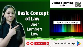 Spectrophotometry basic concept  beer Lambert law  forensic science Instrumentation [upl. by Iadahs]