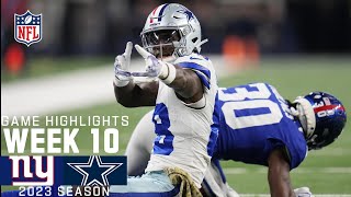 New York Giants vs Dallas Cowboys  2023 Week 10 Game Highlights [upl. by Ondine]